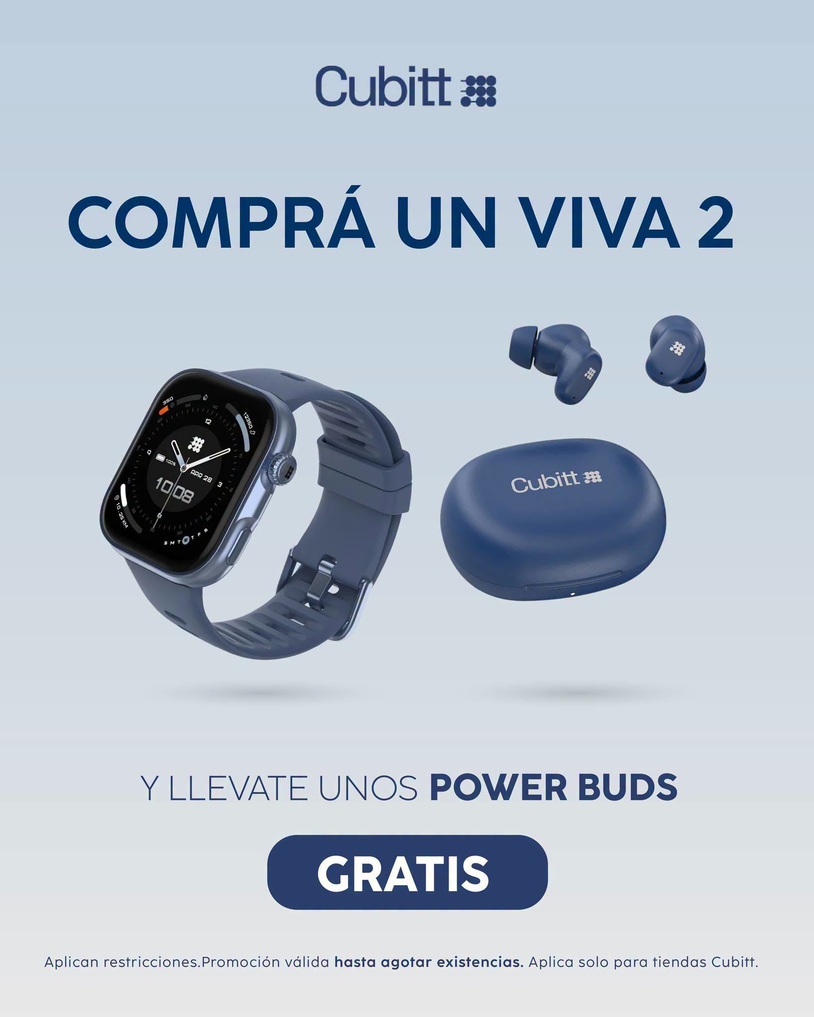 Promoción: Cubitt Viva 2 + Power Buds GRATIS