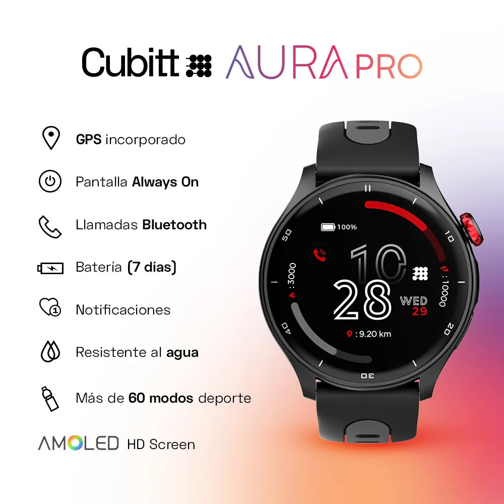 Reloj inteligente Aura Pro - Cubitt Panama 